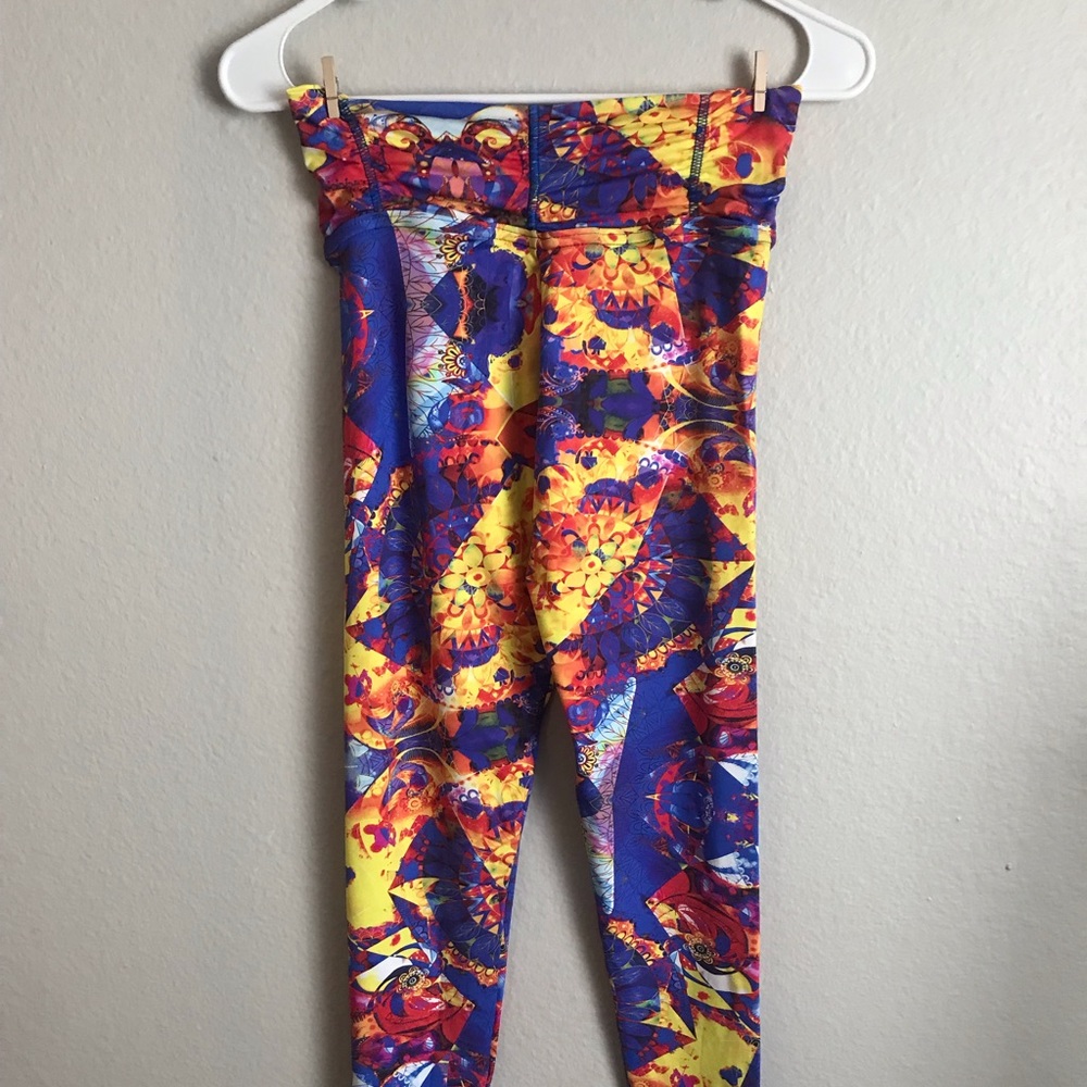 5 Pair of Colorful Full-Length High Quality Leggings, Made in Brazil.